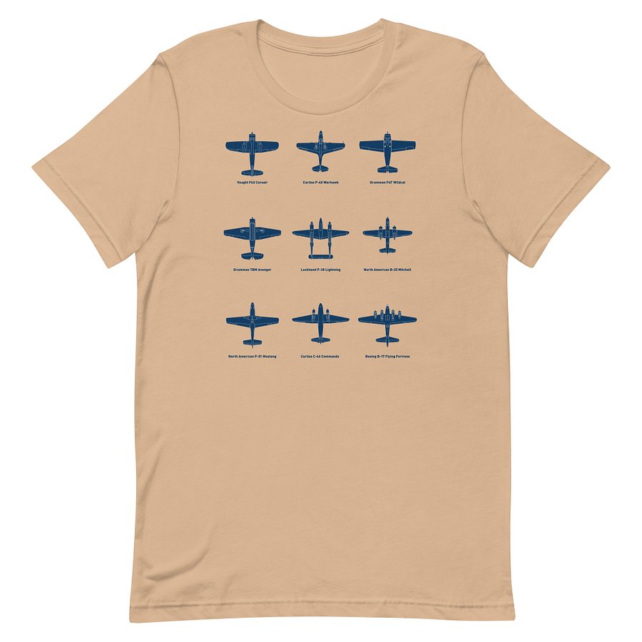 WWII Aircraft Tee (Unisex) Image 1