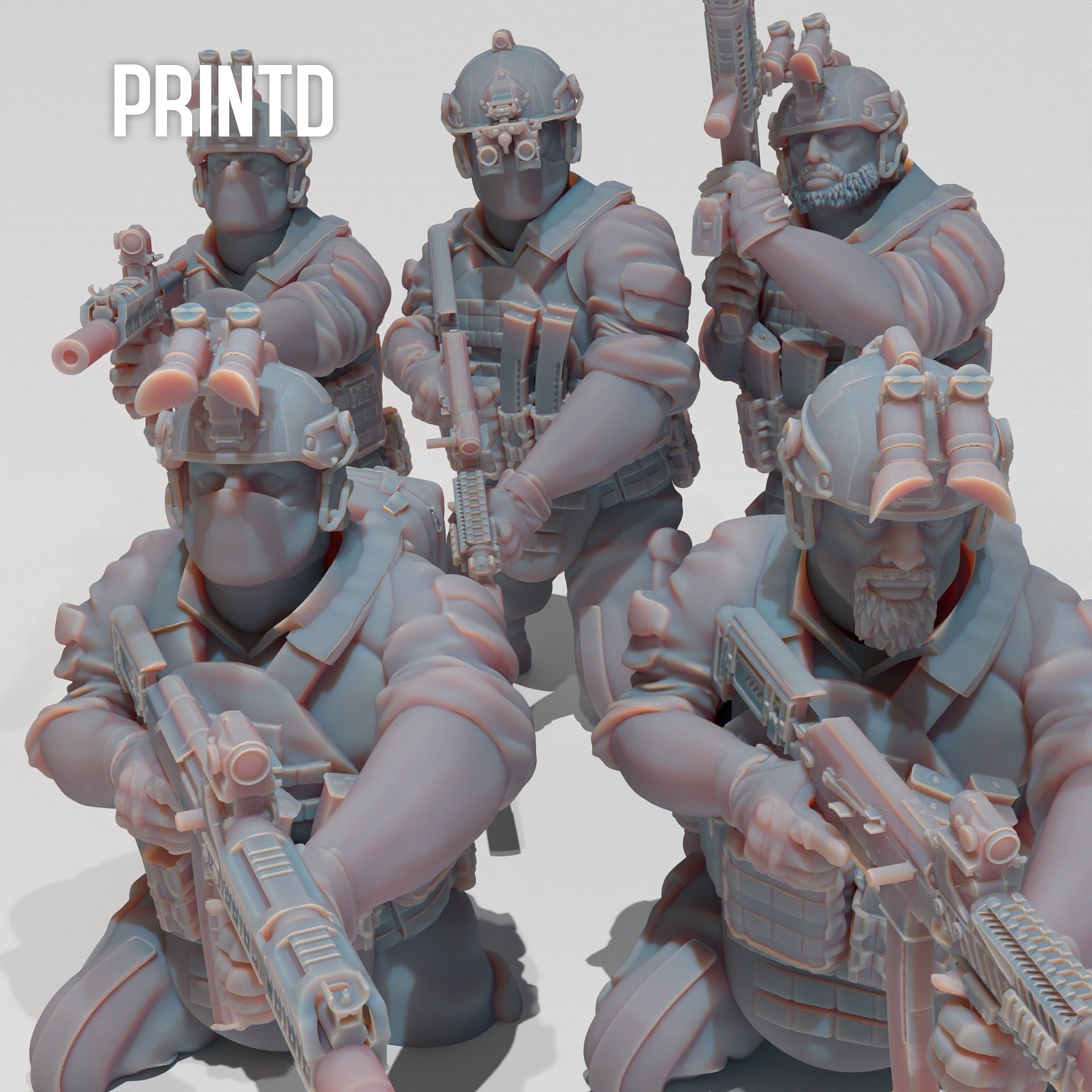 Russian Spetznaz GRU - Modern Warfare Wargame Hobby Resin Scale Models product image (1)