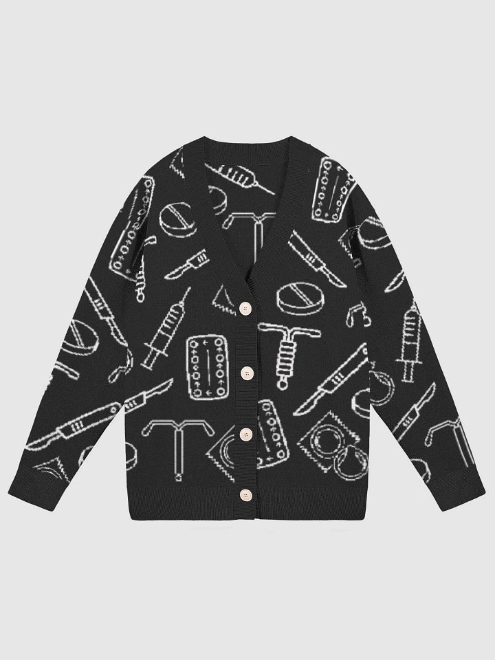 birth control icons (black cardigan) product image (1)