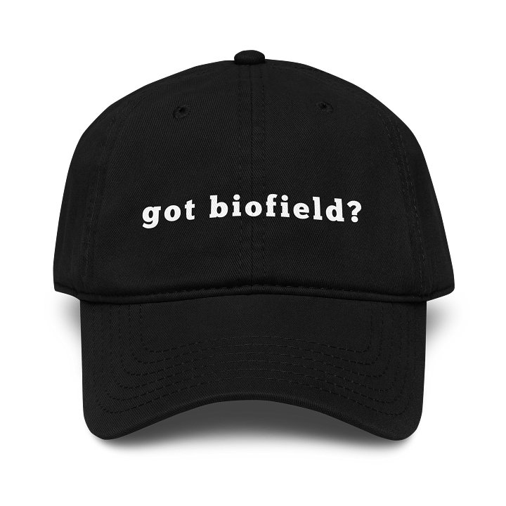 got biofield? - HAT - WHITE PRINT product image (1)