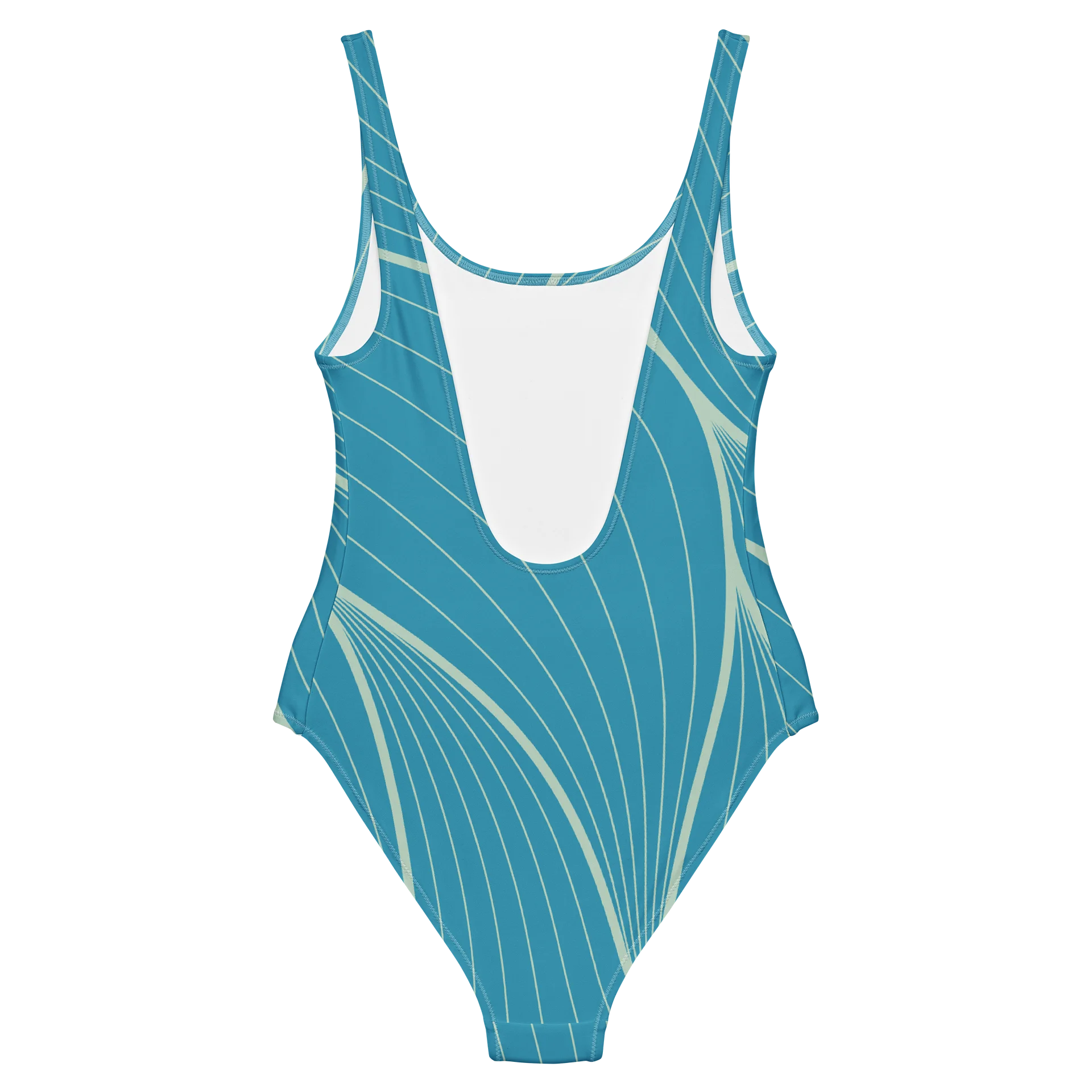 Turquoise Wave All-Over Print Swimsuit product image (9)