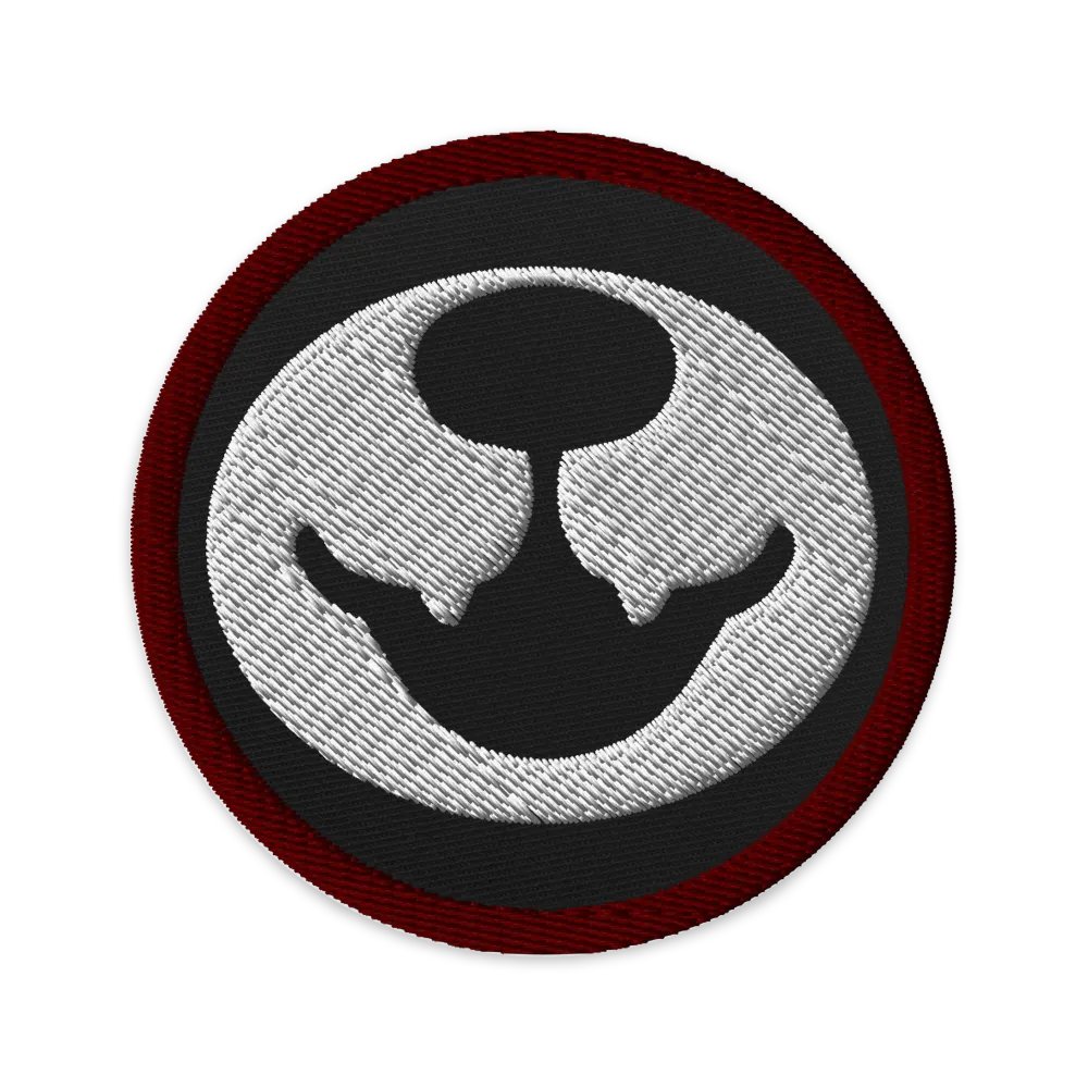 Spicy Mask Embroidered Patch (3 in) product image (1)