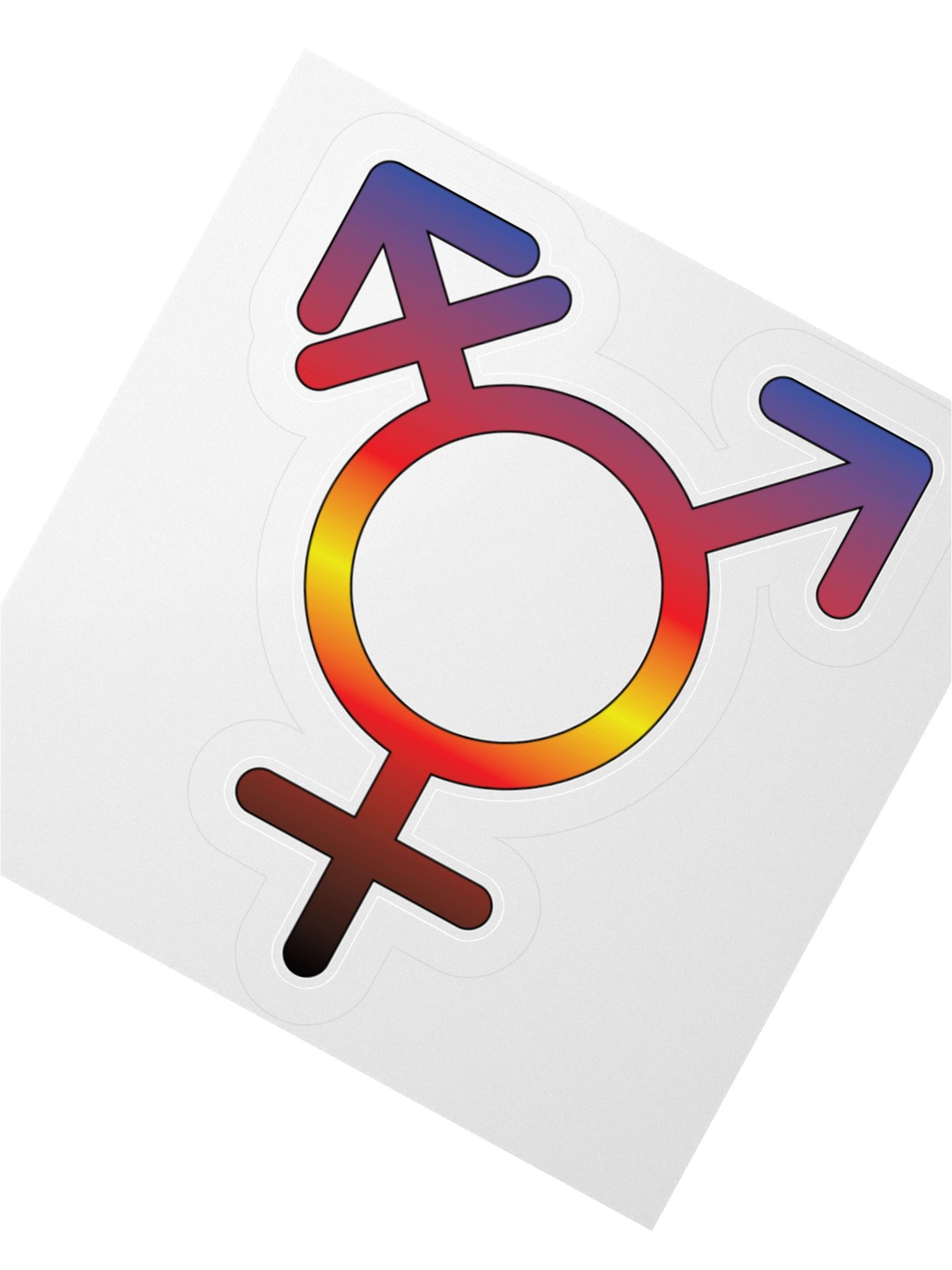 Polyamory Transgender Symbol Sticker product image (5)