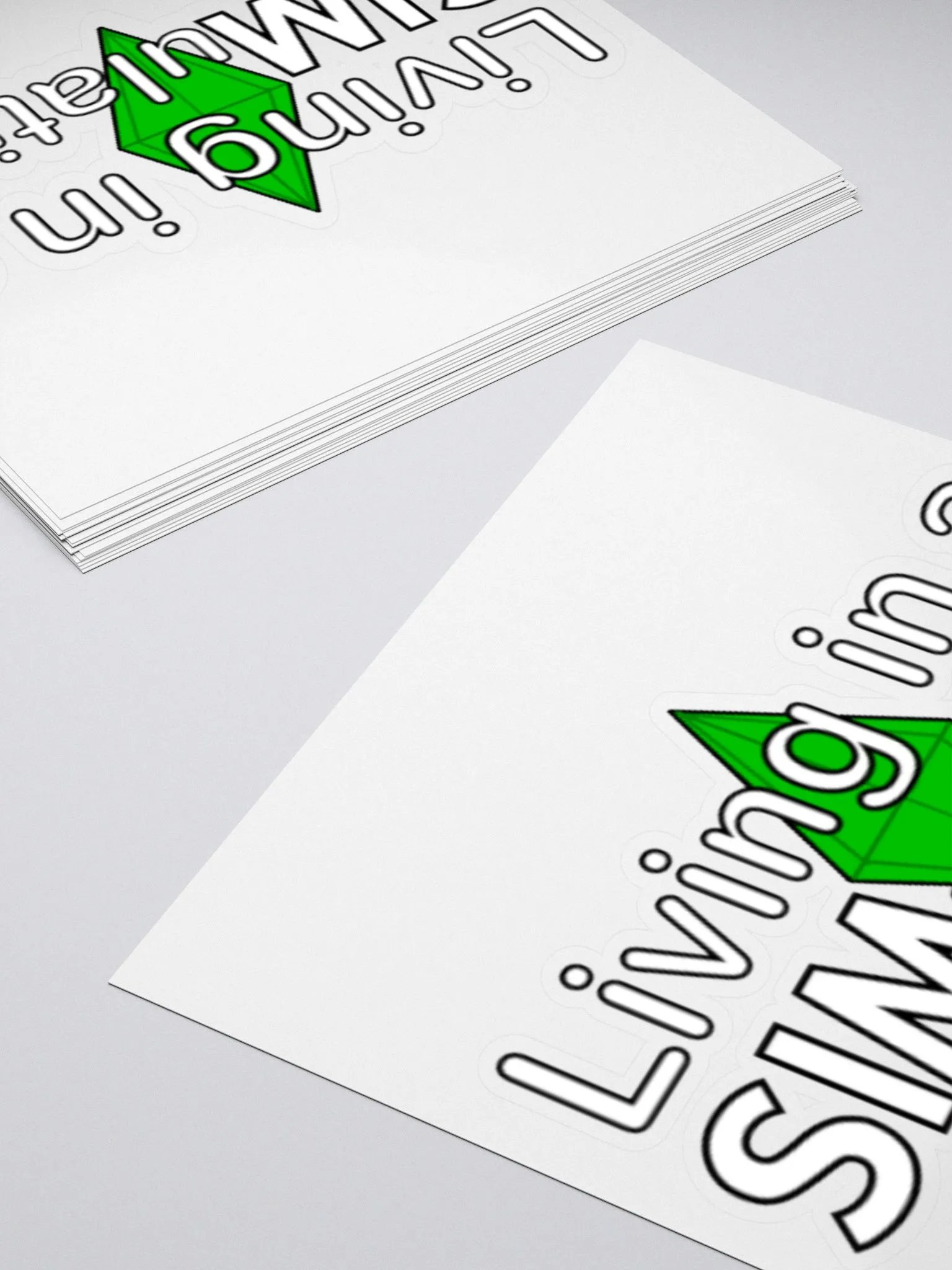 Living in a SIMulation Sticker product image (4)