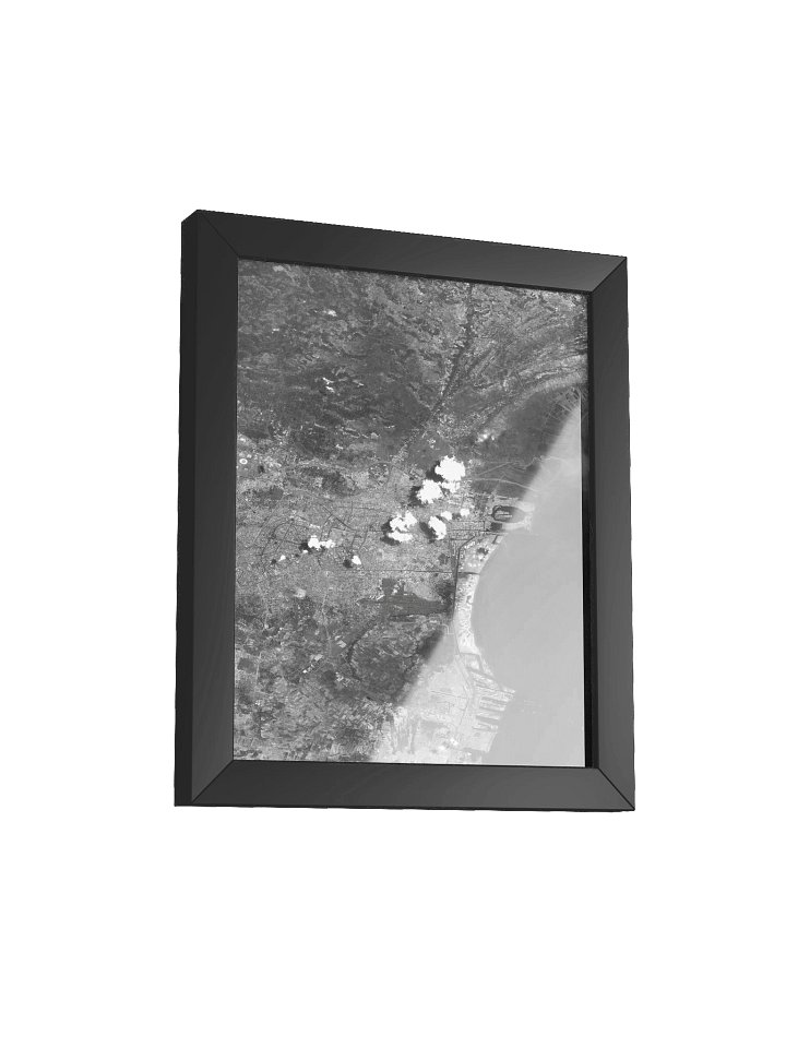 Jakarta, Indonesia (1967) Declassified Spy Satellite Picture (Framed - Portrait) product image (2)