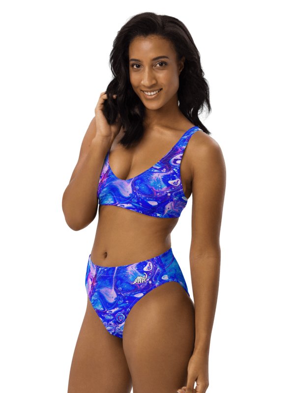 Bubblegum Fluid Acrylic High Waisted Bikini product image (4)