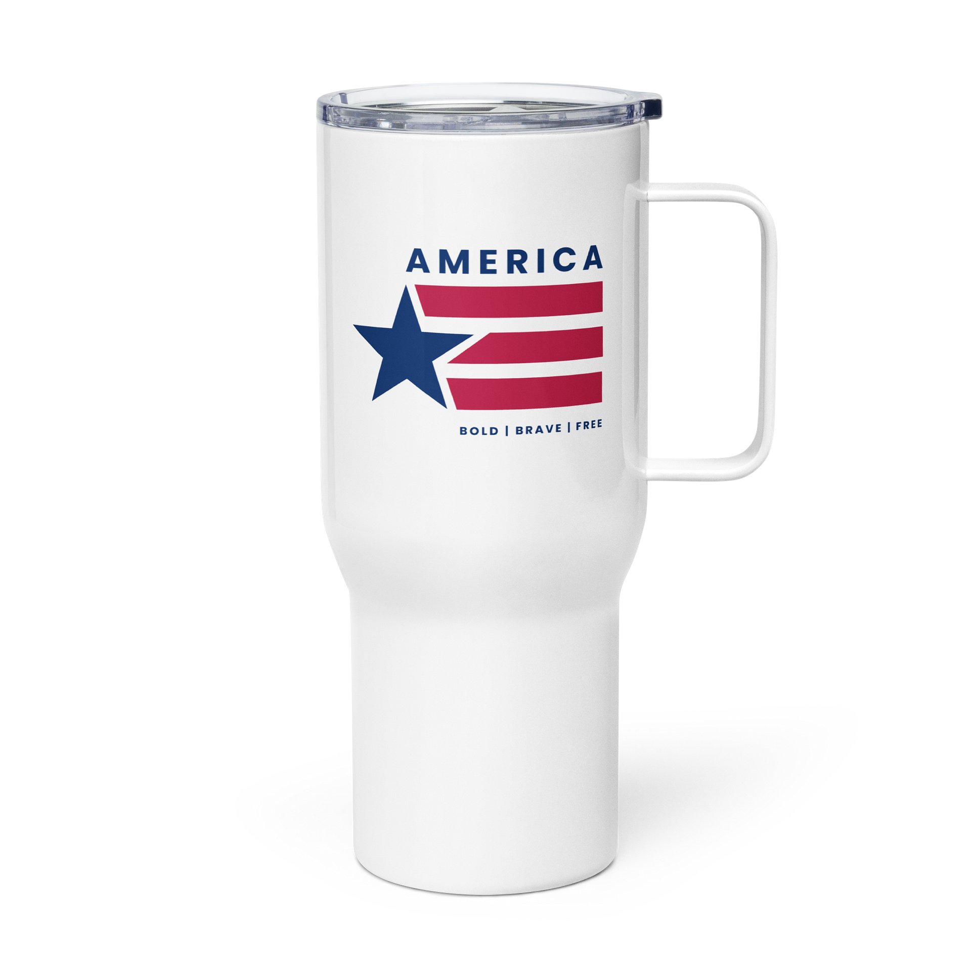 Bold Brave and Free Travel Mug product image (3)