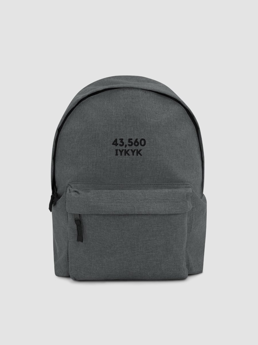 43560 IYKYK Backpack. Gray product image (1)