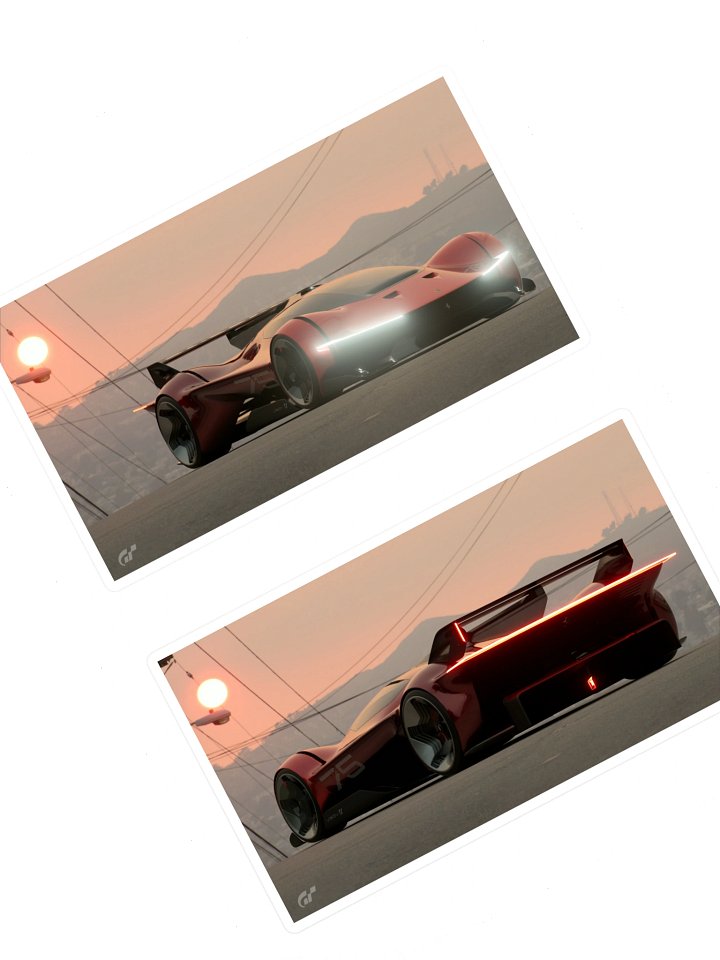 GT 7 Scapes Collection Ferrari Vision GT Cut Sticker Sheet product image (1)