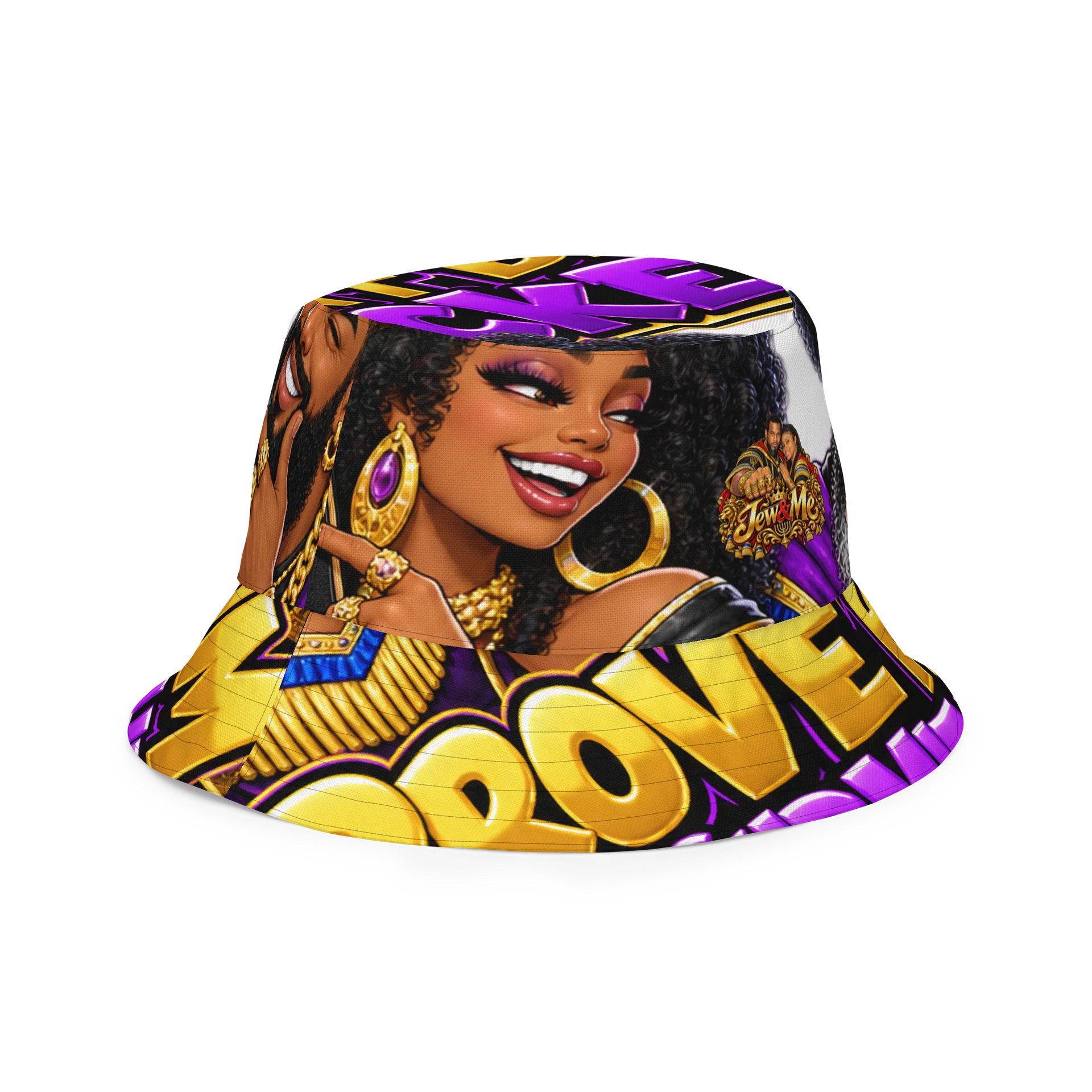 Don’t Be a Sucker Bible Bucket Reversible Hat Purple product image (3)