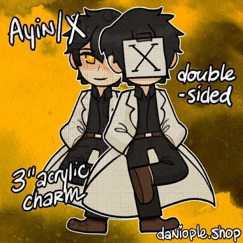 Lobotomy Corporation - ABC Acrylic Charms (PRE-ORDER) product image (2)