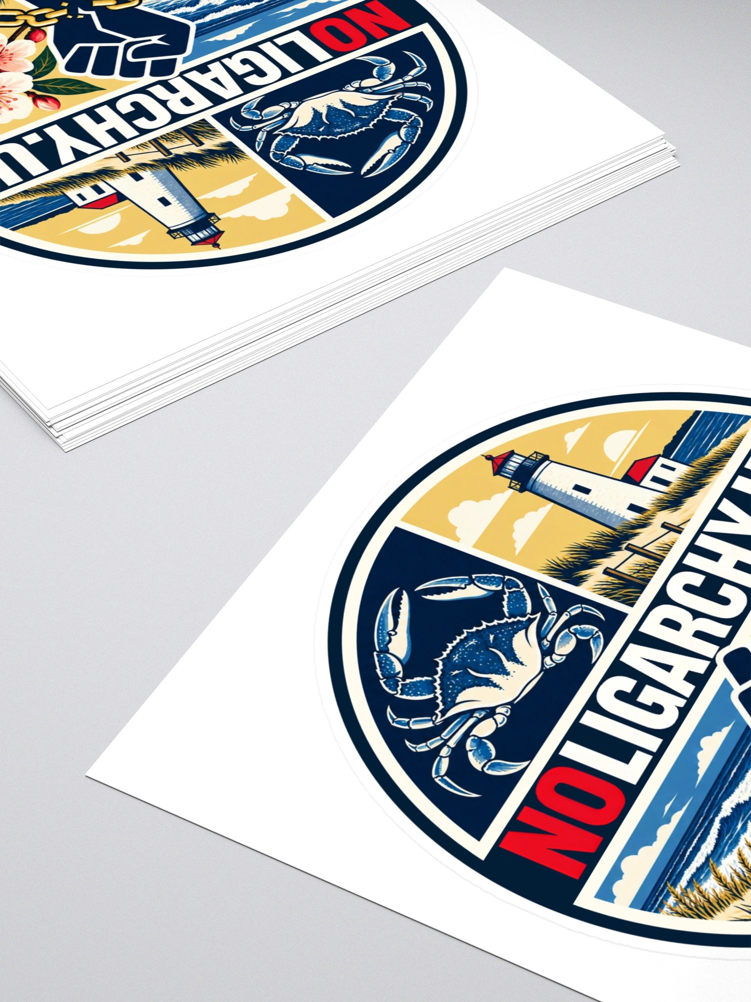 Delaware NOLIGARCHY.US sticker product image (4)