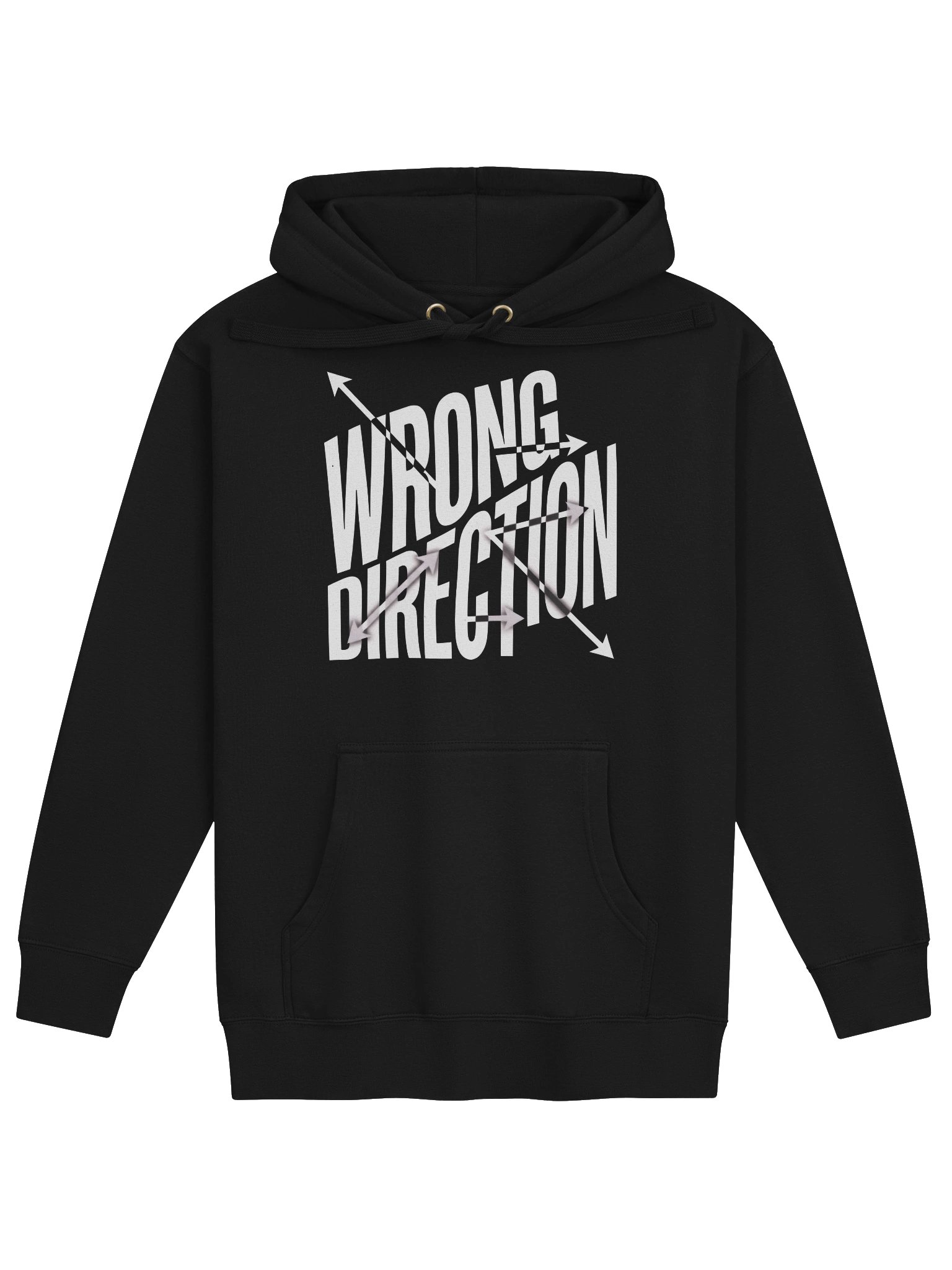 Wrong Direction Graphic Hoodie product image (1)