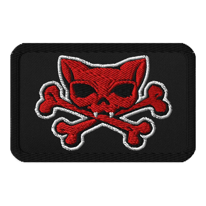 Red Kat Skull Patch product image (1)