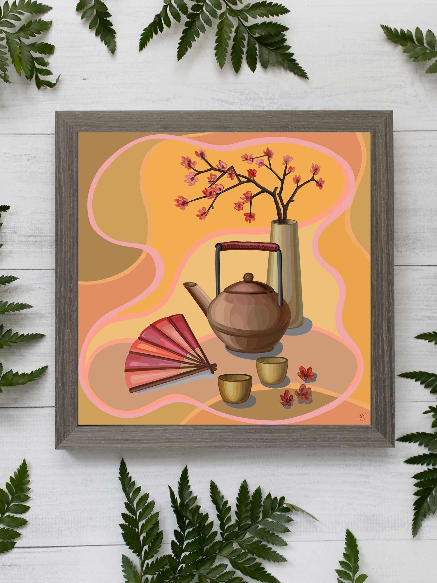 Blossom Serenity Canvas Collection - Coffee Shop No. 10 product image (5)