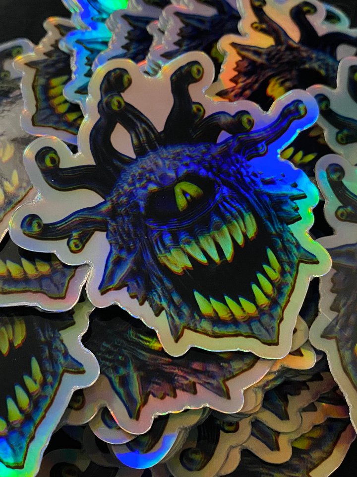 3" Holographic Sticker (Gazer) product image (2)