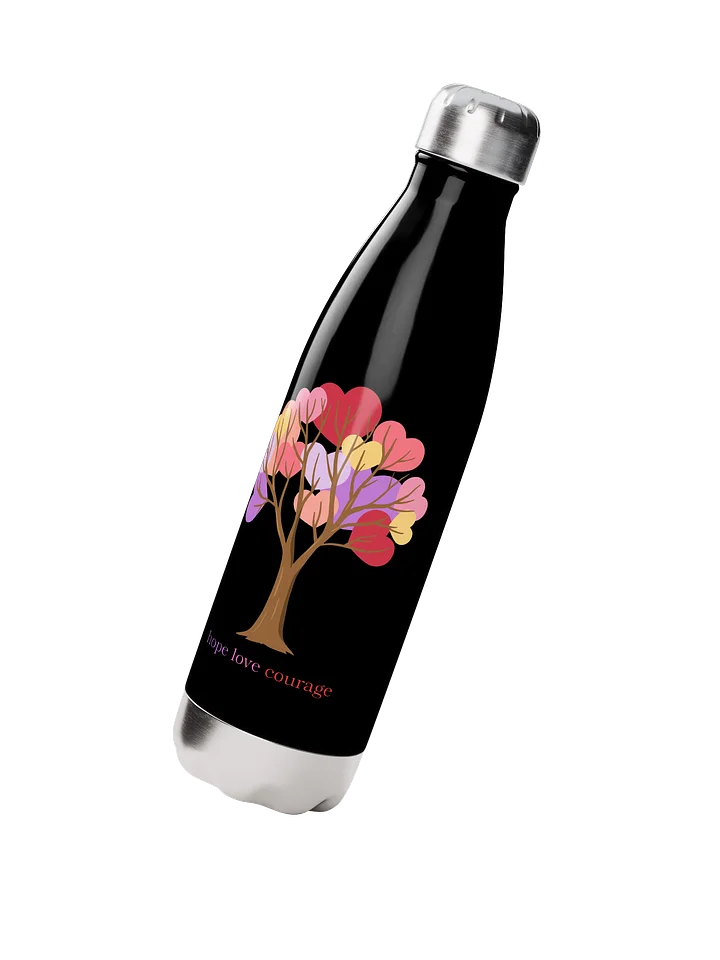 'Hope love courage' stainless steel bottle product image (2)