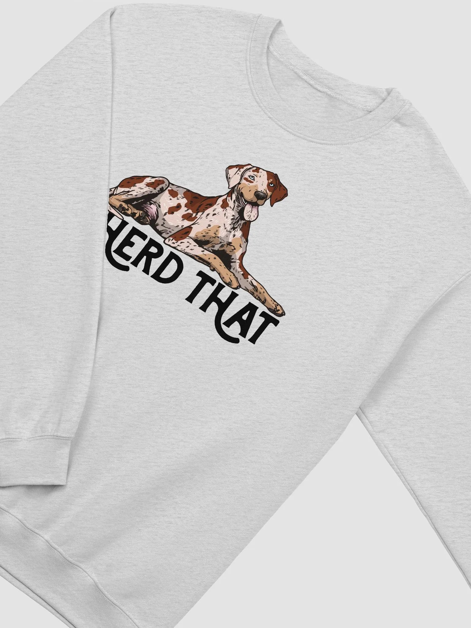 I Herd That Sweatshirt of a Catahoula Leopard Dog (Red Merle) | Funny Shirt for CLD Paw-rents product image (4)