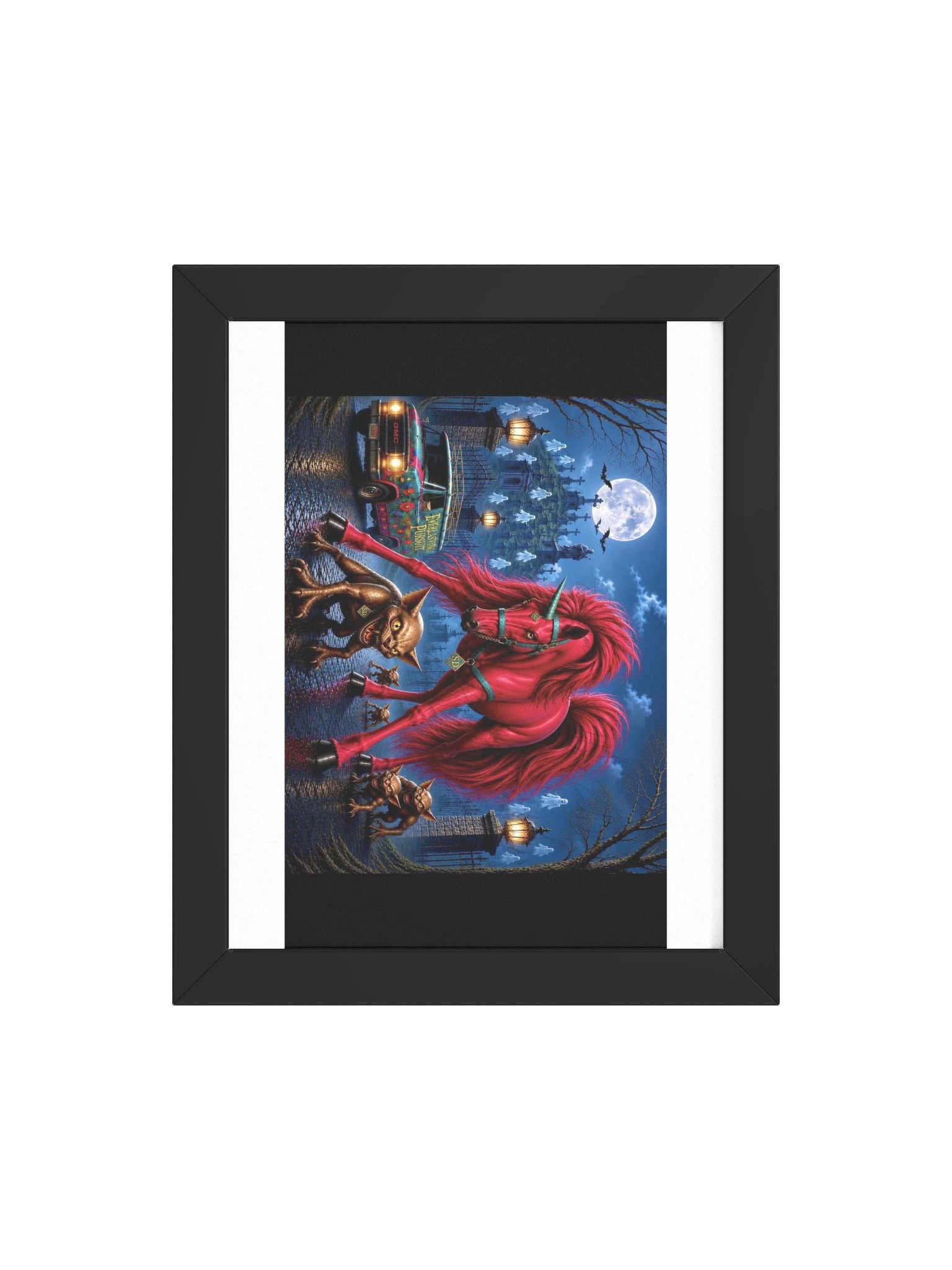 Scoobi' Deire' — Midnight Graveyard Framed Poster product image (10)