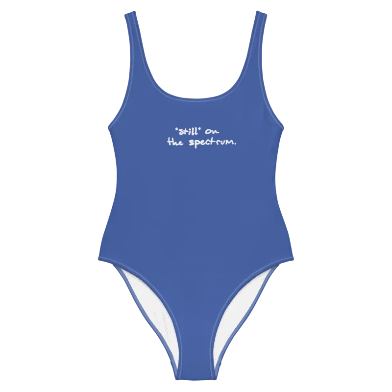 *still* on the specturm (blue and white) one piece swimsuit product image (2)