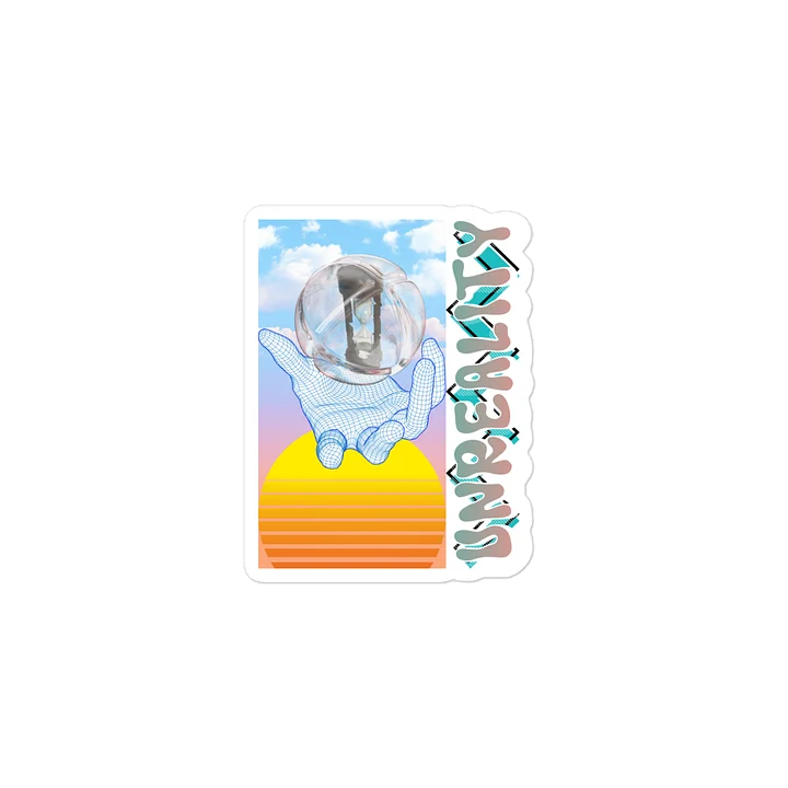 Surreal Unreality Kiss Cut Sticker product image (1)