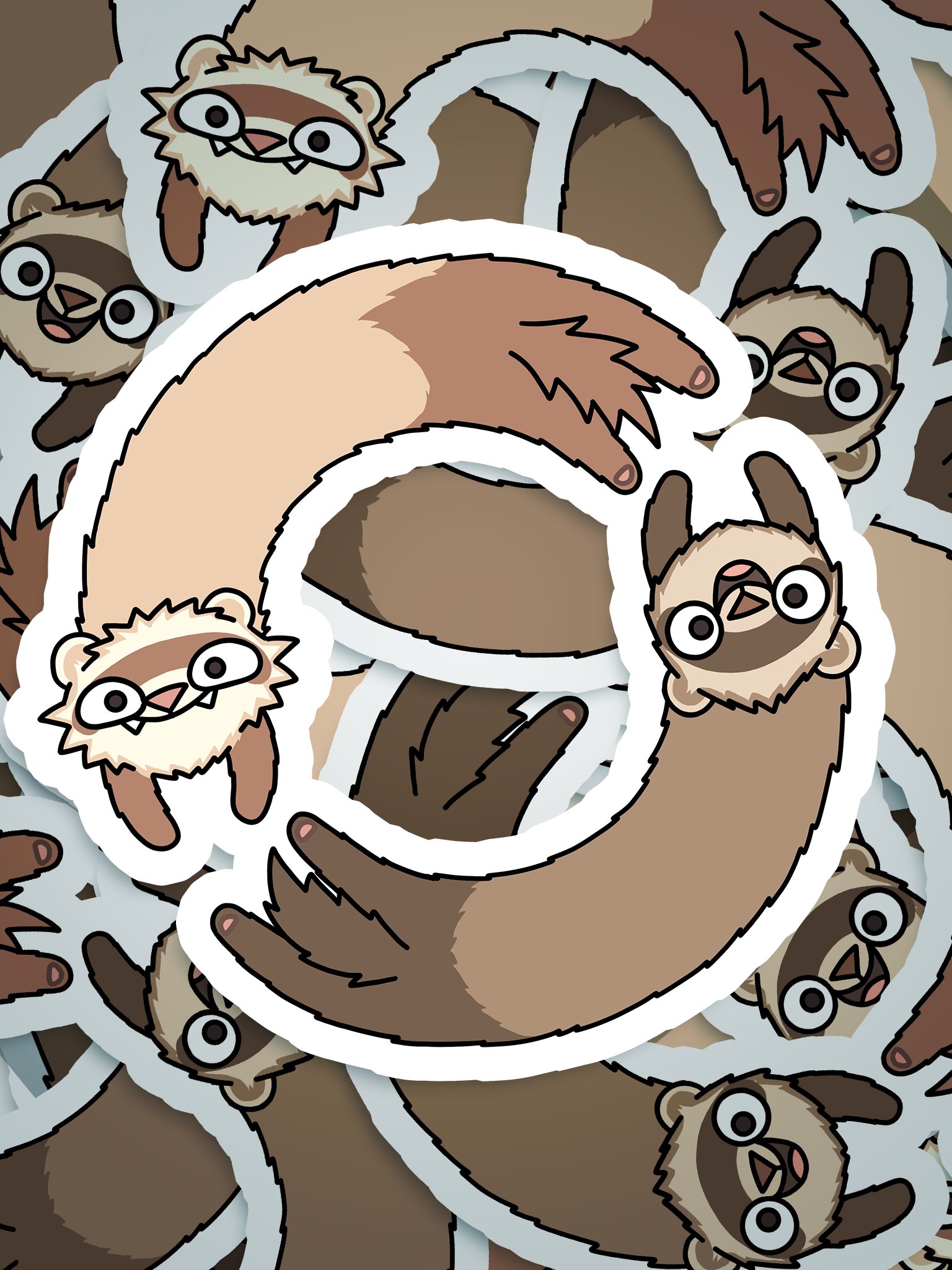 Ferret Ouroboros | Sticker product image (1)