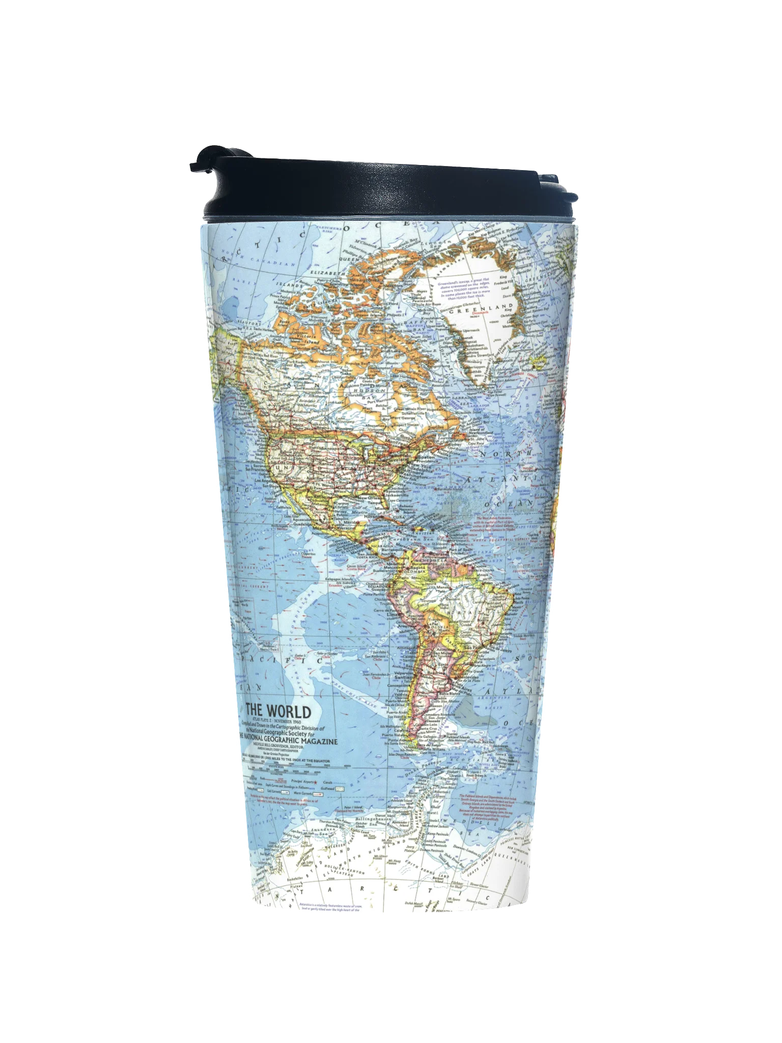 World Map Travel Mug product image (1)
