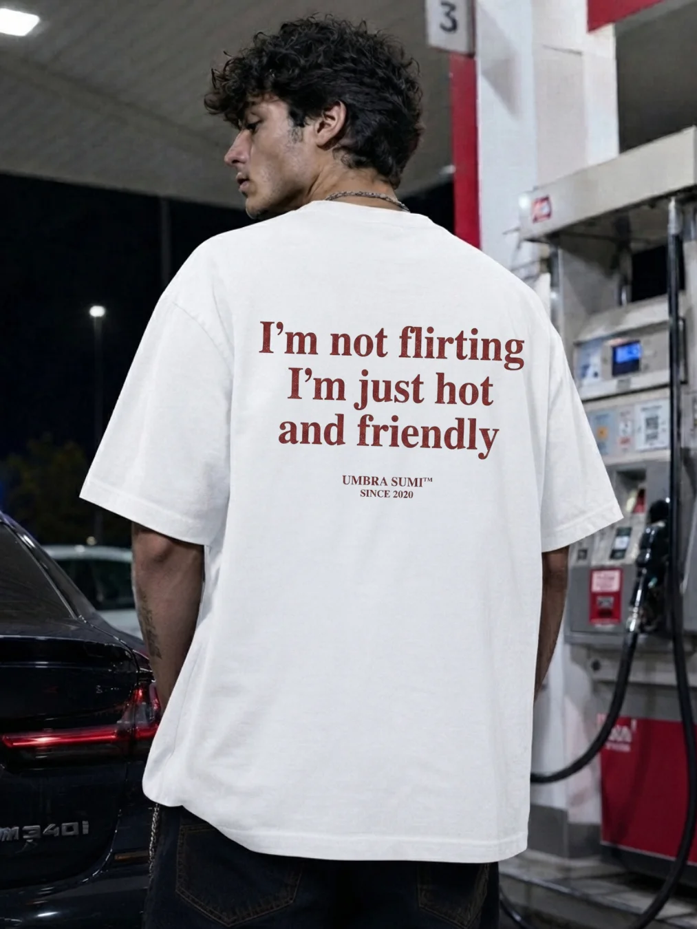 I'm Not Flirting I'm Just Hot and Friendly Funny T-Shirt product image (2)