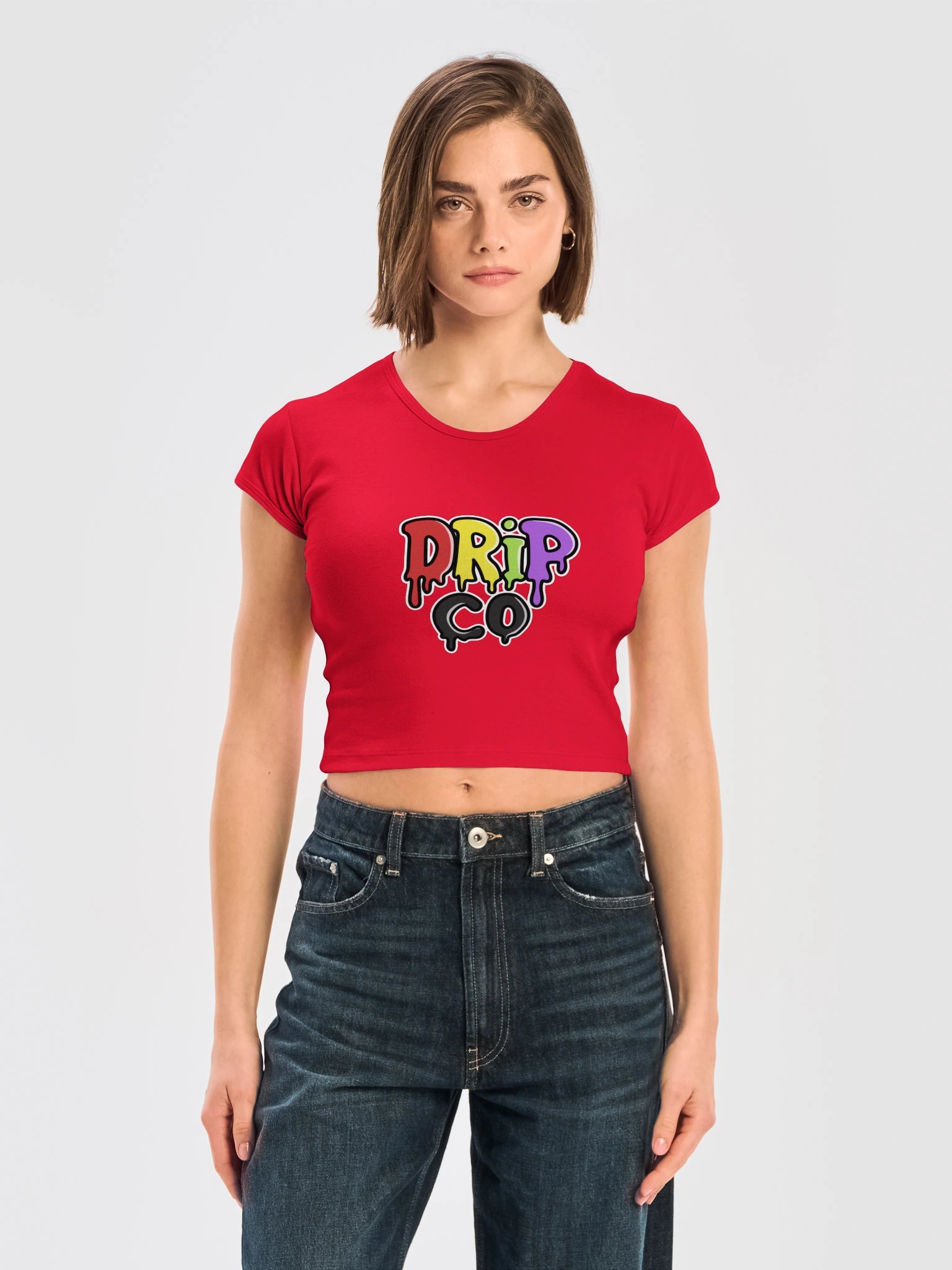 DRIP CO Graffiti Logo Baby Tee product image (13)