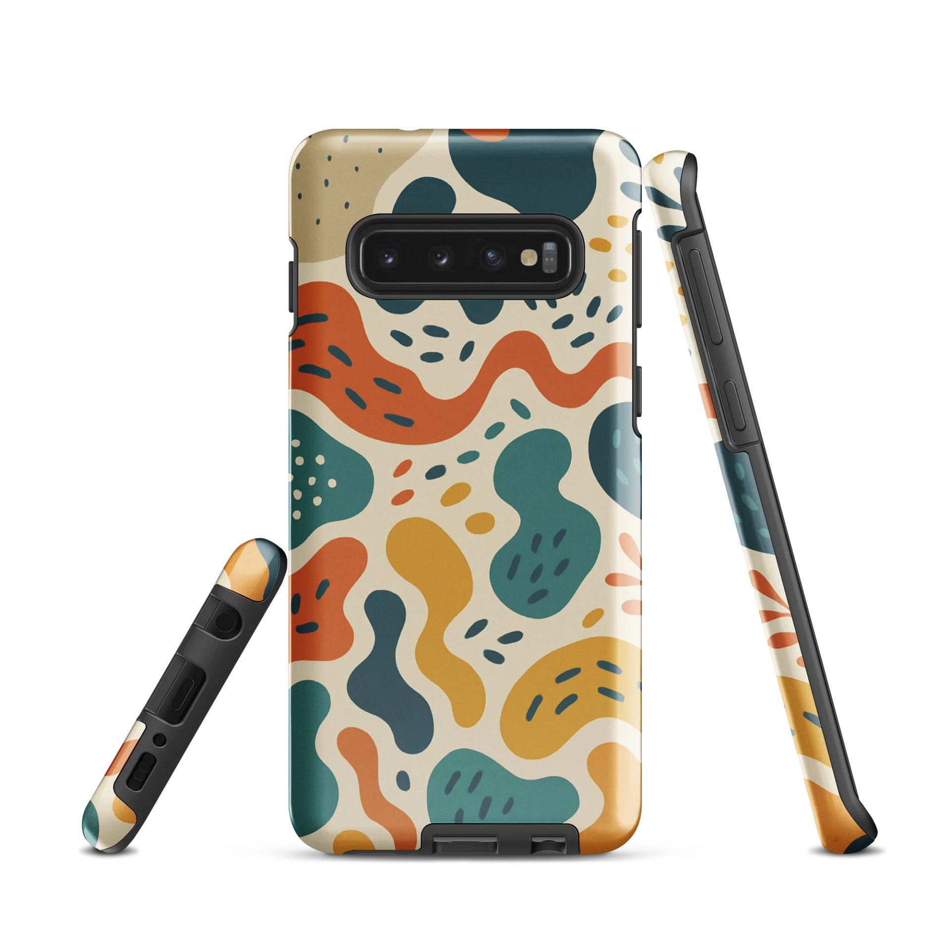 Organic Abstract Teal Samsung Tough Case product image (1)