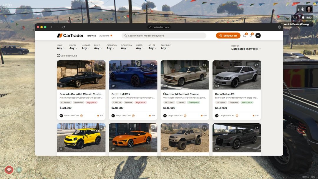 Used Vehicles (QB/Qbox/ESX) - FiveM's Complete Used Car Marketplace product image (11)
