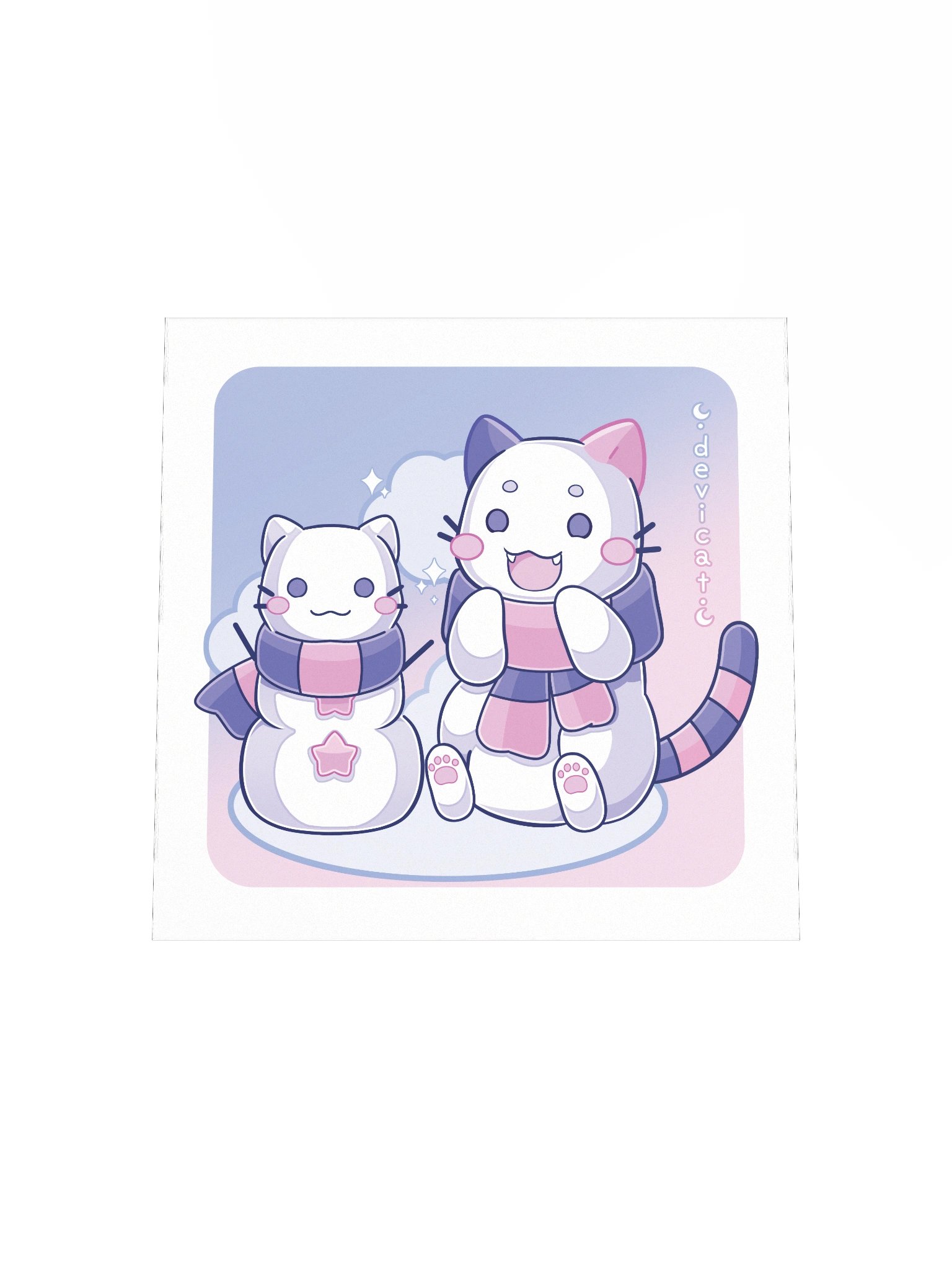 CandiCat & SnowCat 2024 Print product image (4)
