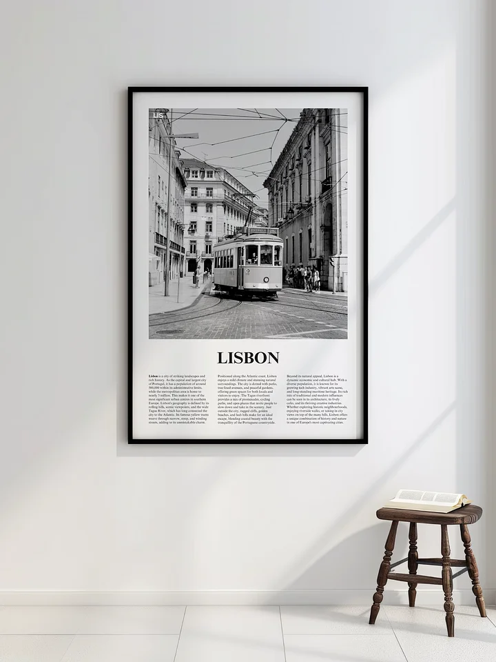 Lisbon 02 Newspaper Poster | Framed product image (7)