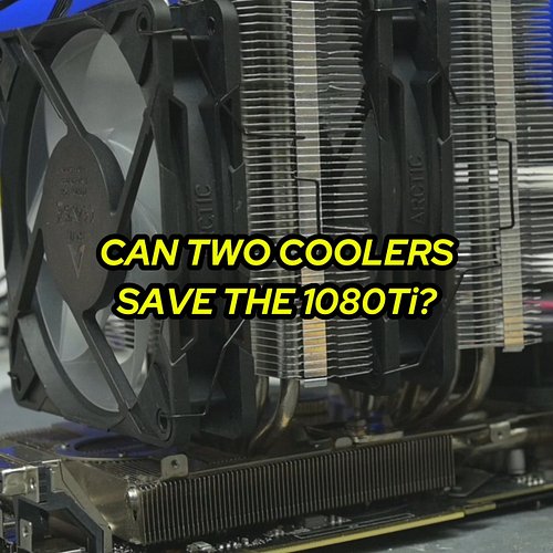 Can a CPU Cooler Save a GTX 1080 Ti?

I cut up the GPU cooler, removed some fins, flattened the contact area, bolted on a CPU...