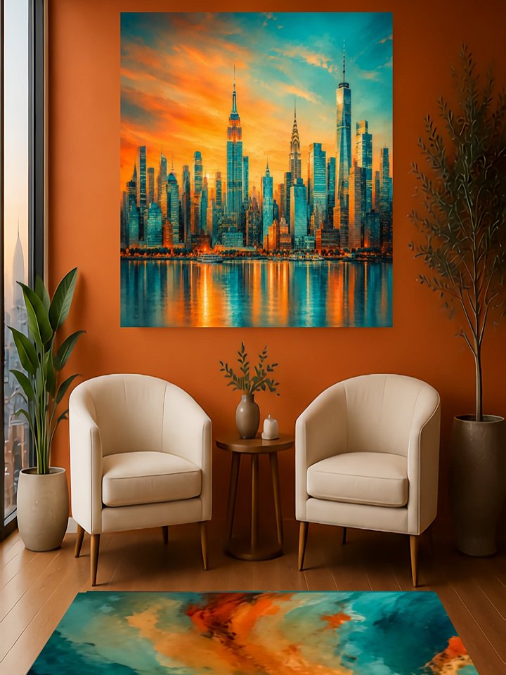Manhattan Sunset Reflections - The Canvas product image (29)
