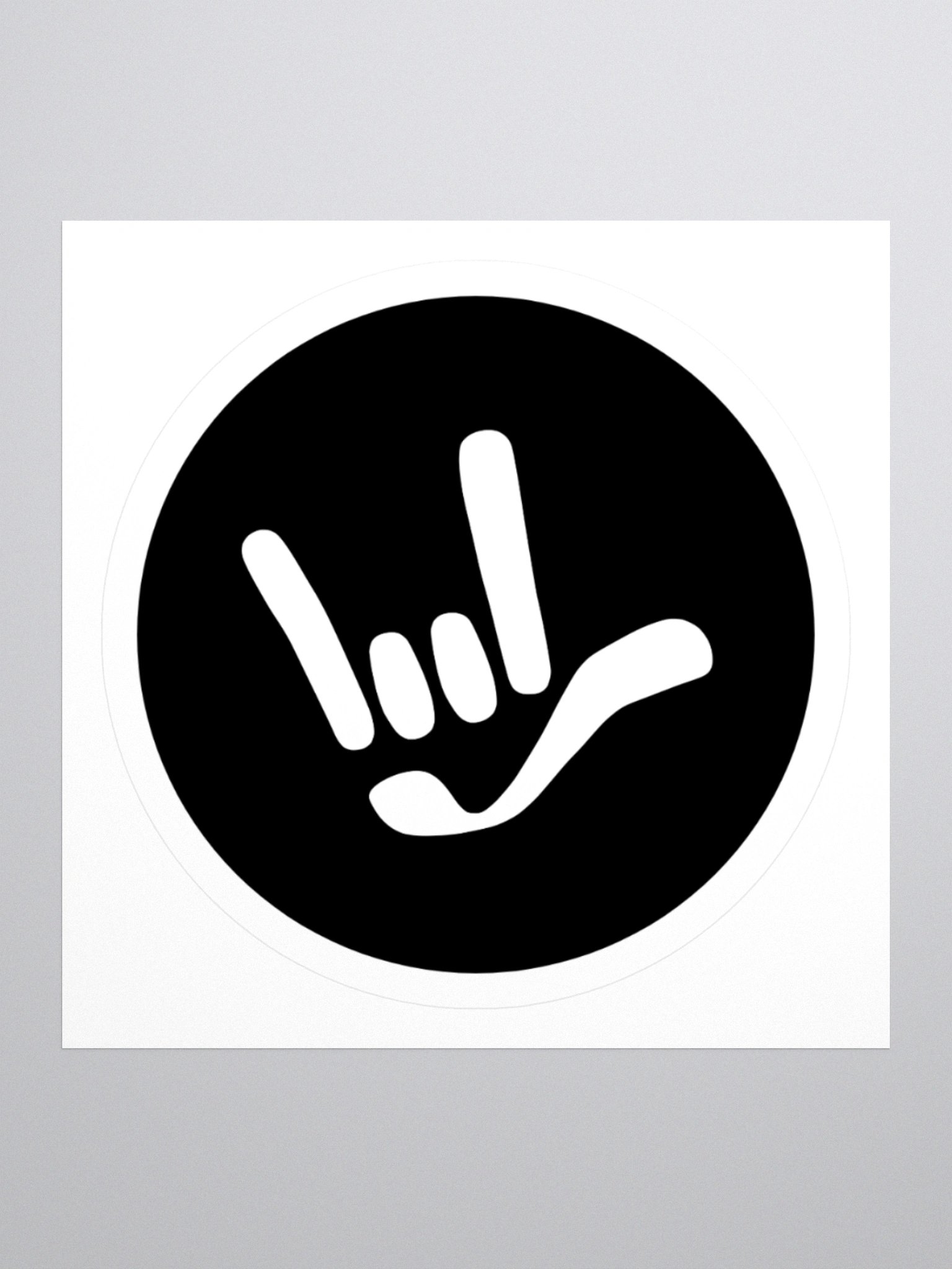 ILY Sign Sticker product image (1)