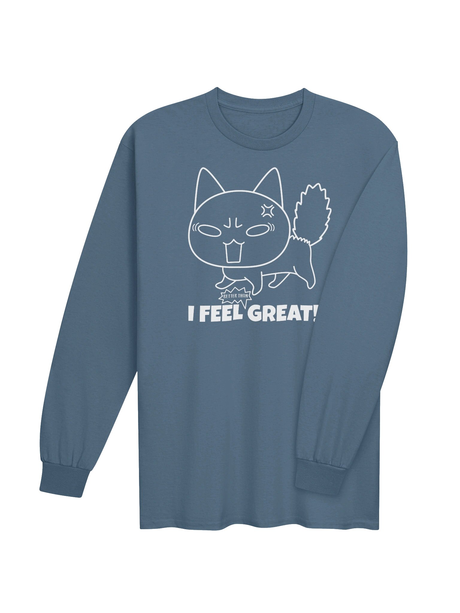 Ironic Emotional Expression - Unisex Adult Long Sleeve T-shirt product image (3)