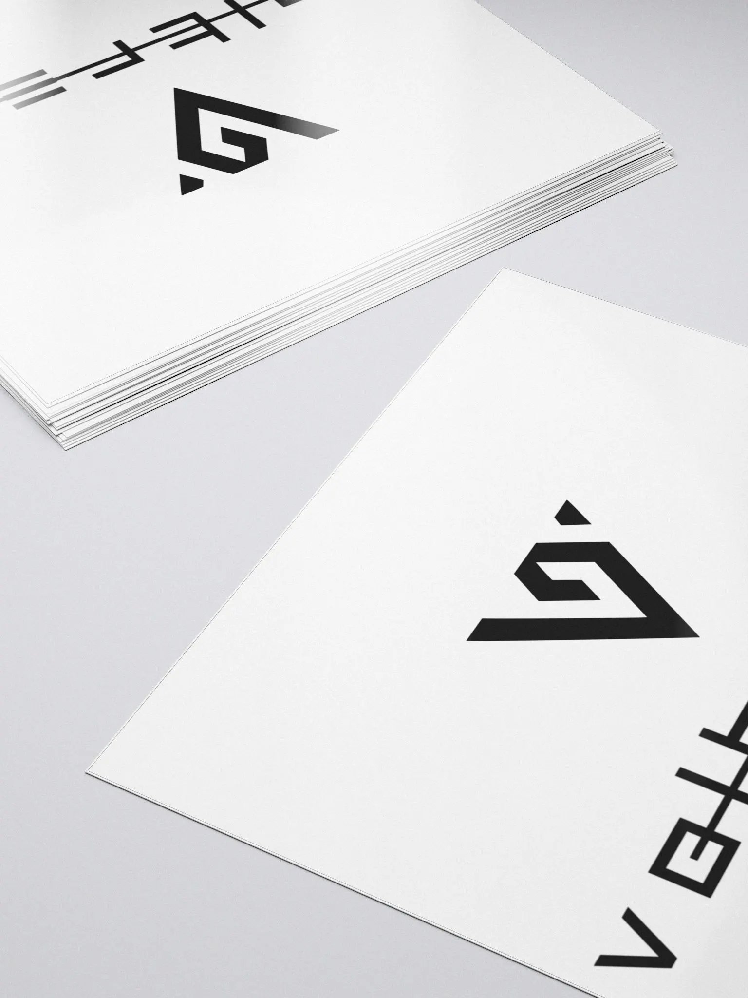 White logo Sticker product image (5)
