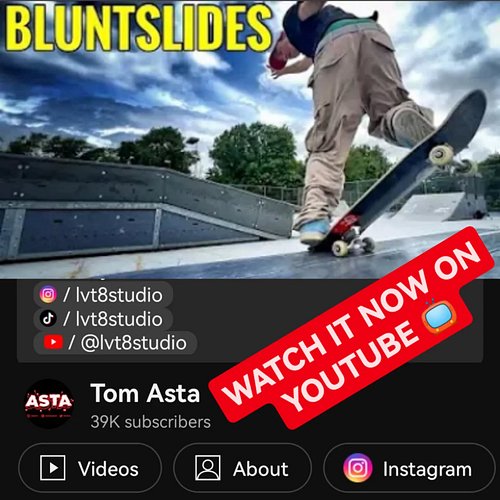 🛹 Learn bluntslides with @tomasta today! Check out his new video on YouTube up now. 

https://youtu.be/twM1iWiExiU?si=vFBuLB5...