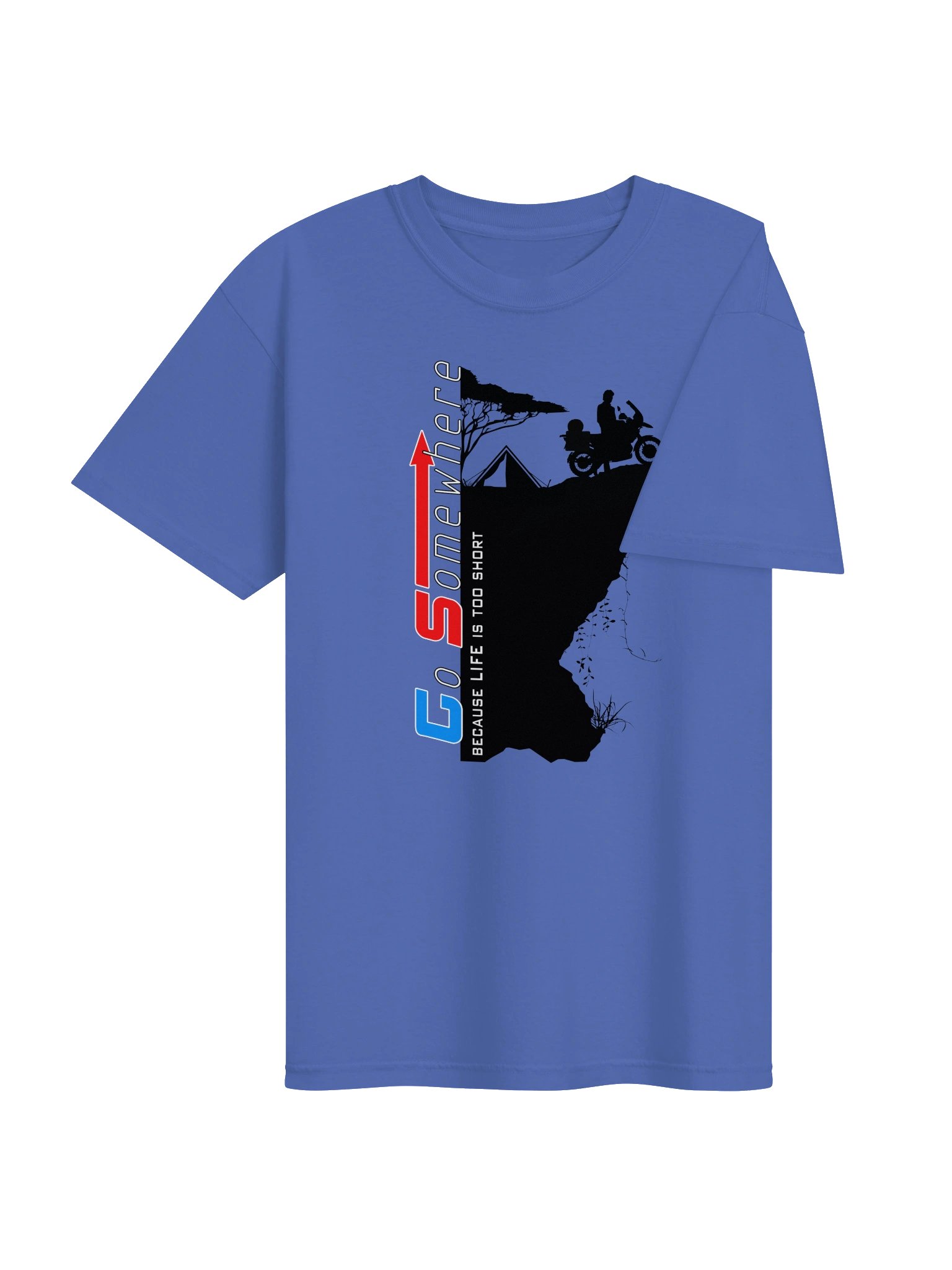 GS. Go Somewhere. Because life is too short. | MEN’S T-Shirt product image (4)