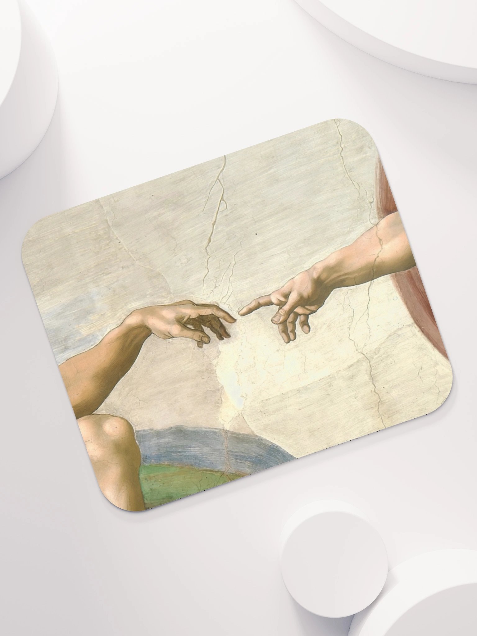Michelangelo – The Creation of Adam (Hands Detail) – Mouse Pad product image (7)