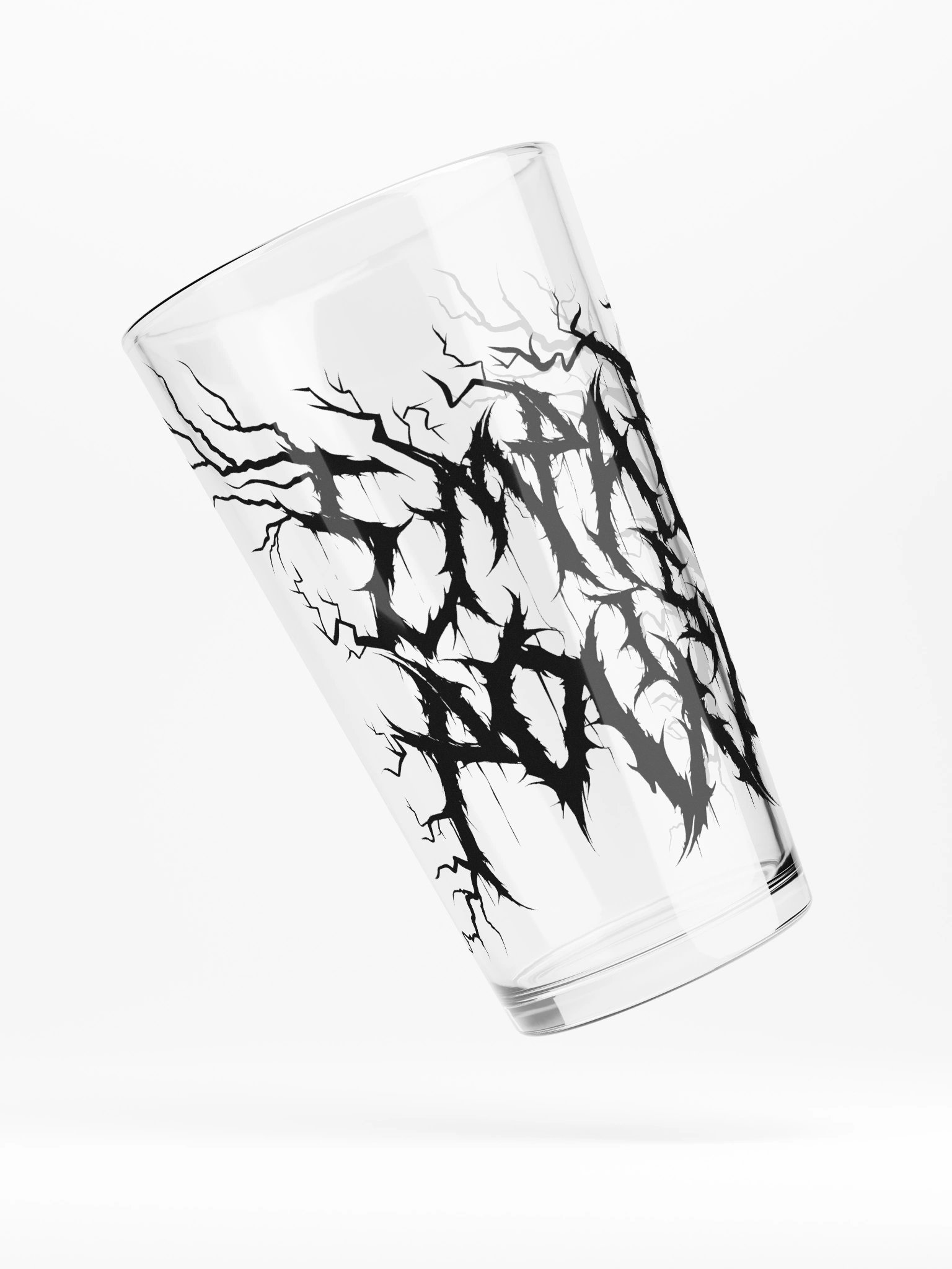 *NEW!* DEATH METAL Empathy is Power Pint Glass (Black) product image (4)