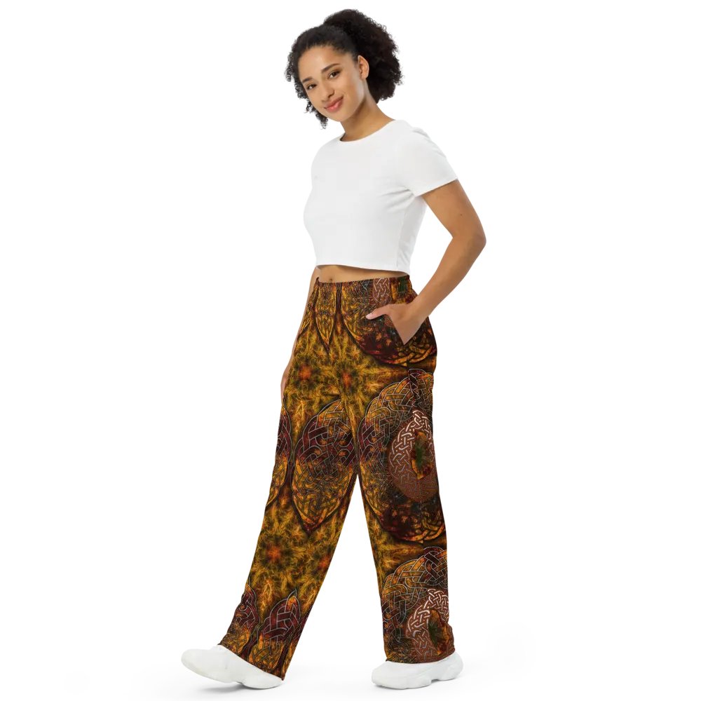 Fall Celtic Knot Wideleg Pants product image (4)