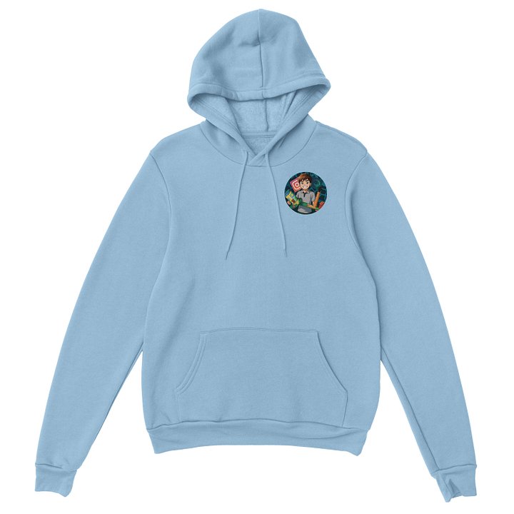 Hoodie UlisesYT Celeste product image (1)