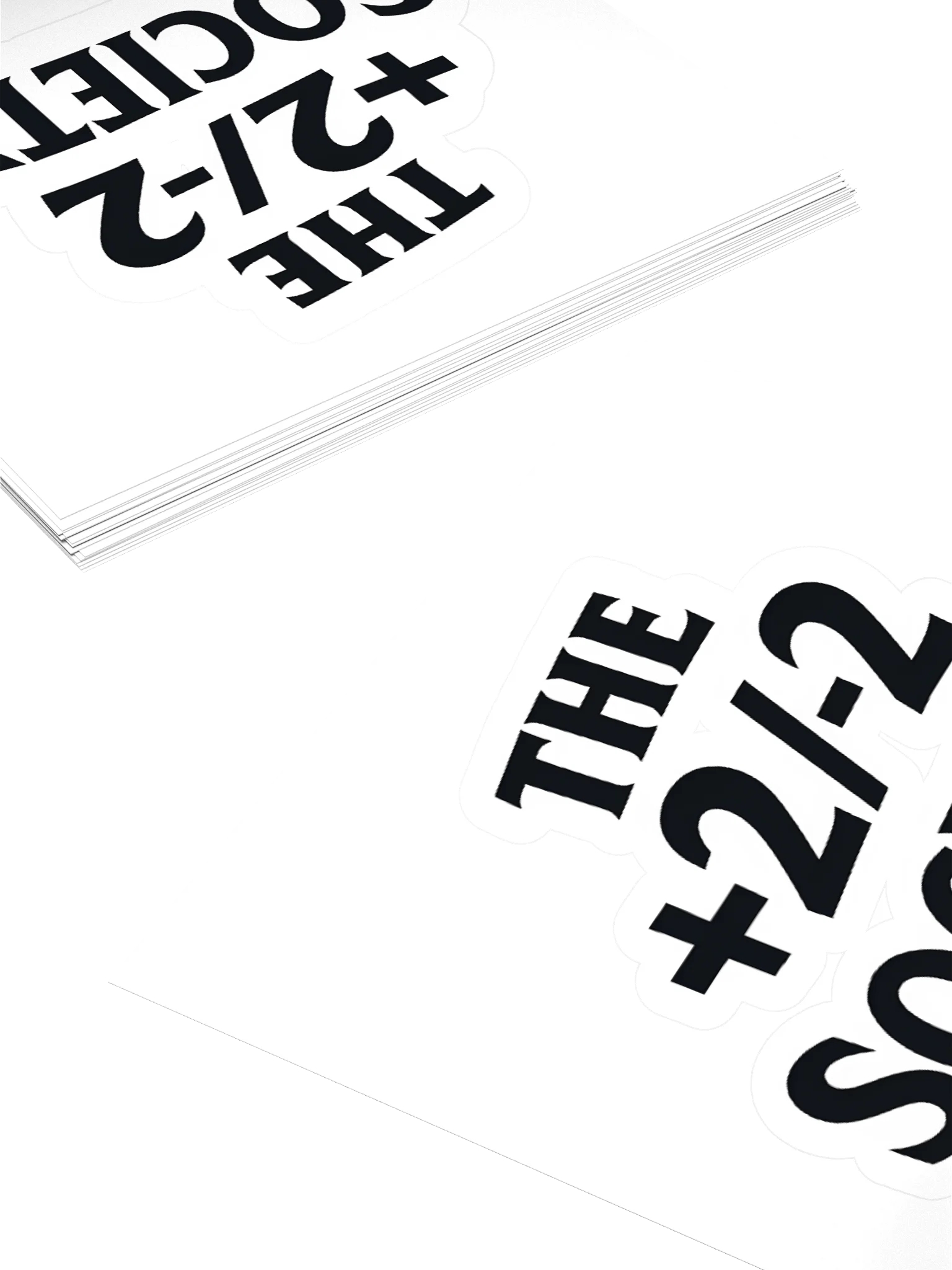 The ±2 Society Logo Sticker product image (4)