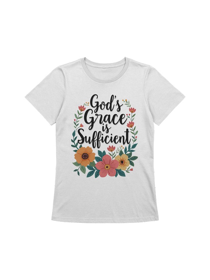 Women's Supersoft Relaxed-fit T-Shirt God's Grace Is Sufficient product image (1)