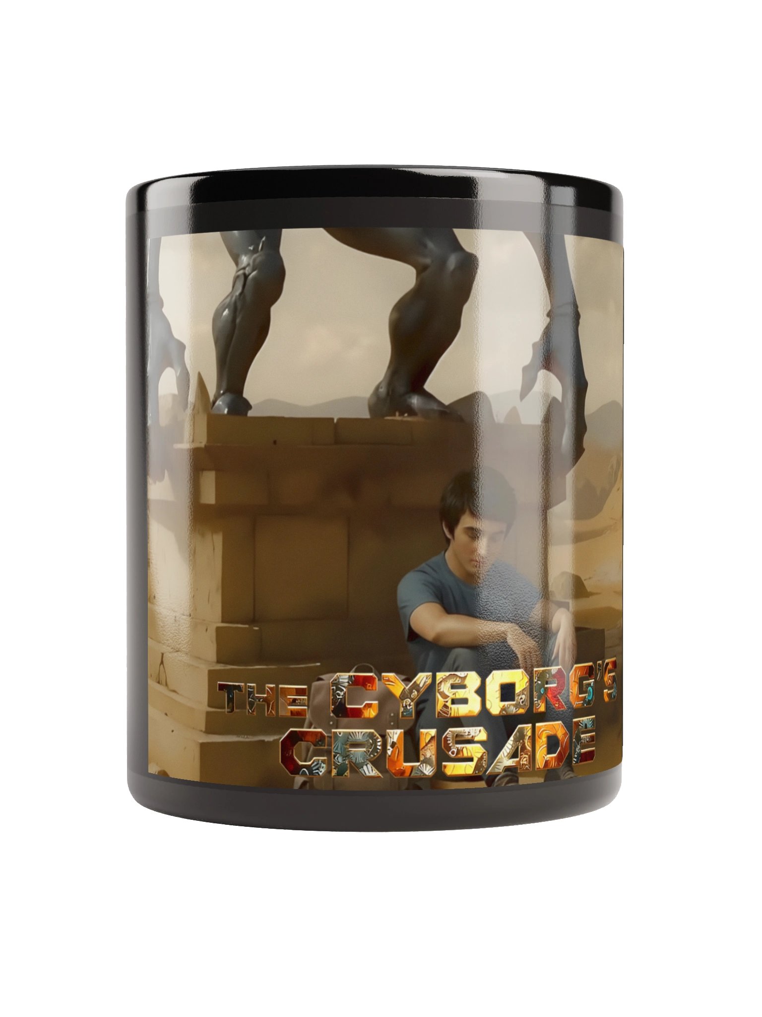 A T-Shirt featuring James Hunter sitting at the Foot of the Mysterious Statue product image (5)