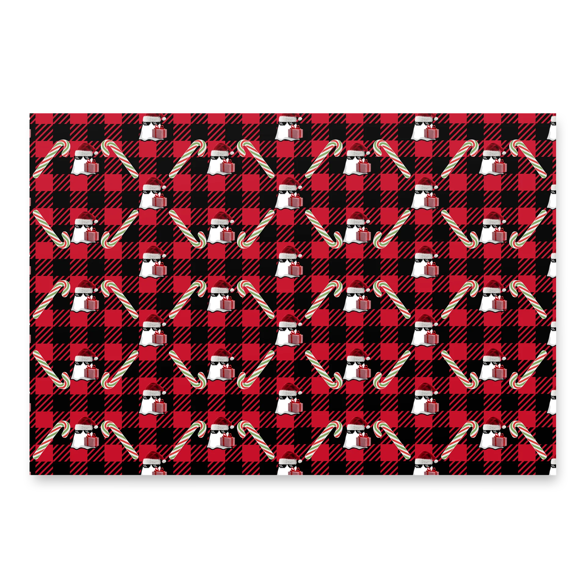 Ghost christmas gift wrap product image (2)