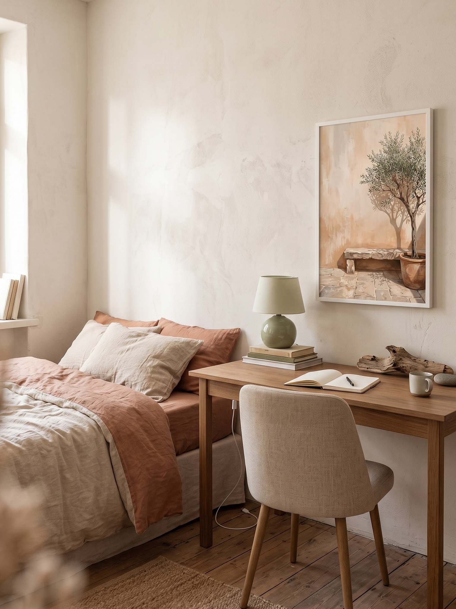 Quiet Courtyard - Mediterranean Modern Wall Art product image (37)