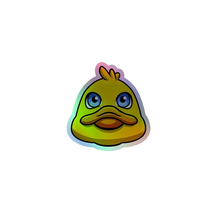 DUCK (HOLO) Sticker product image (1)